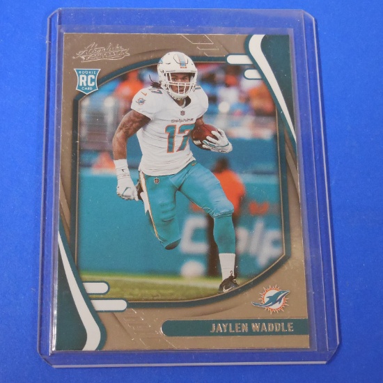 2021 PANINI ABSOLUTE JAYLEN WADDLE ROOKIE CARD DOLPHINS