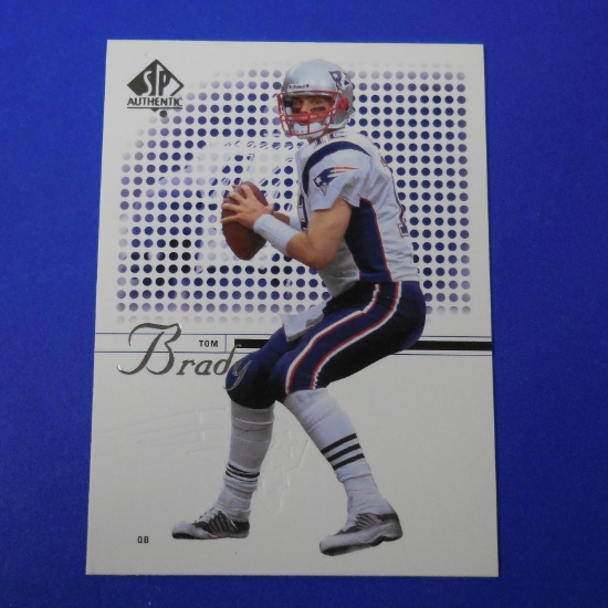 2002 UPPER DECK SP AUTHENTIC TOM BRADY NEW ENGLAND PATRIOTS