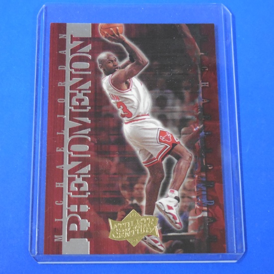 1999 UPPER DECK MICHAEL JORDAN ATHLETE OF THE CENTURY GOLD FOIL PHENOMENON