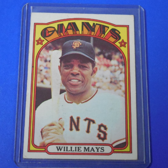 1972 TOPPS BASEBALL #49 WILLIE MAYS SAN FRANCISCO GIANTS