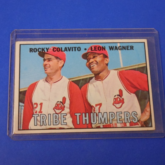 1967 TOPPS BASEBALL TRIBE THUMPERS COLAVITO WAGNER