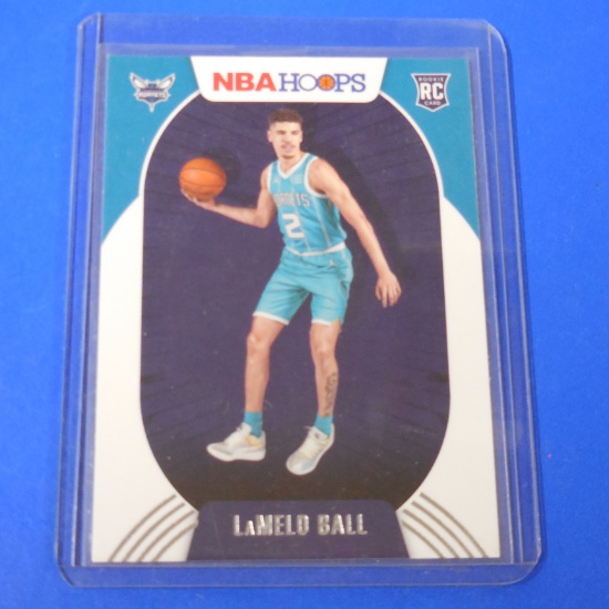 2019-20 PANINI HOOPS LAMELO BALL ROOKIE CARD HORNETS