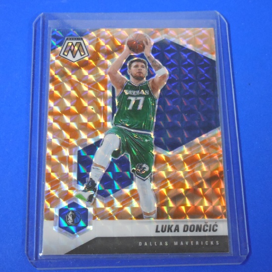 2020-21 PANINI MOSAIC LUKA DONCIC REACTIVE ORANGE MOSAIC PRIZM