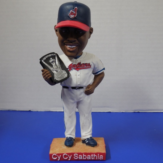 C.C. SABATHIA CY CY SABATHIA 2008 COLLECTORS EDITION BOBBLEHEAD