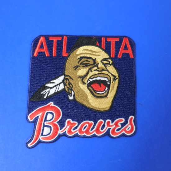 VINTAGE ATLANTA BRAVES LOGO PATCH