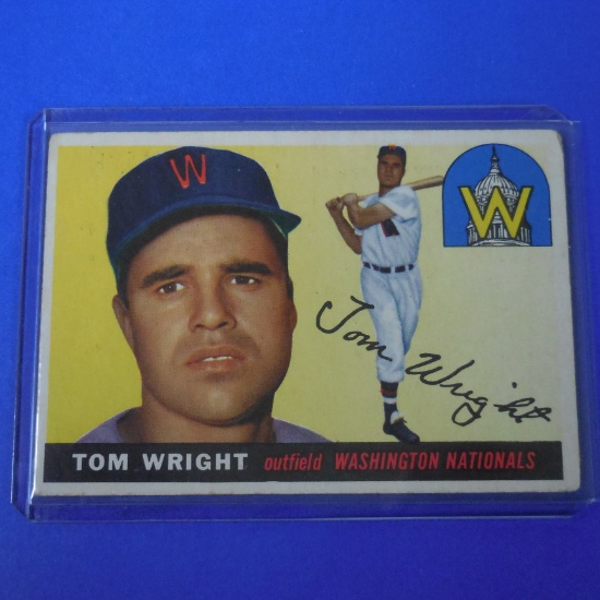 1955 TOPPS #141 TOM WRIGHT NATIONALS