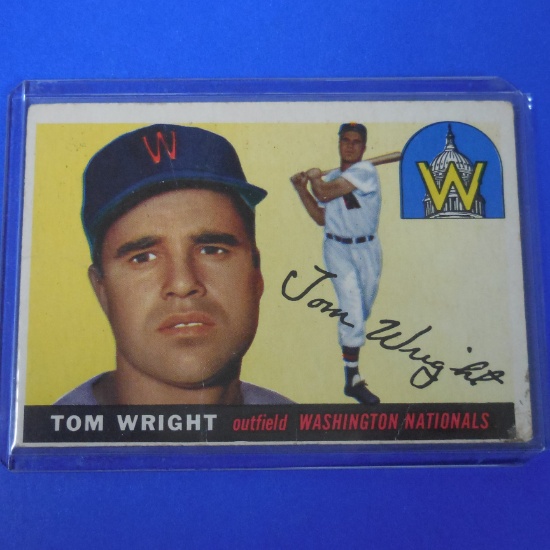1955 TOPPS #141 TOM WRIGHT NATIONALS