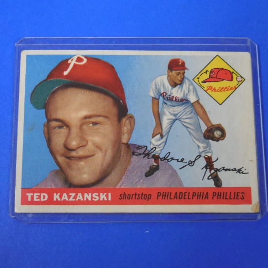 1955 TOPPS #46 TED KAZANSKI PHILLIES