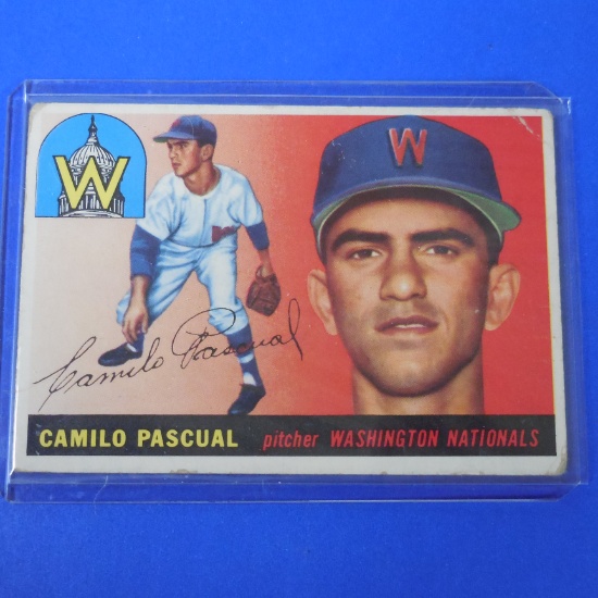 1955 TOPPS #84 CAMILO PASCUAL NATIONALS
