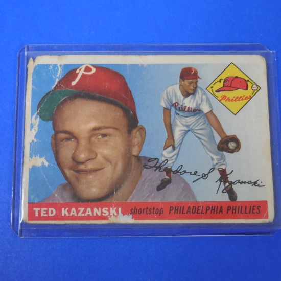 1955 TOPPS #46 TED KAZANSKI PHILLIES