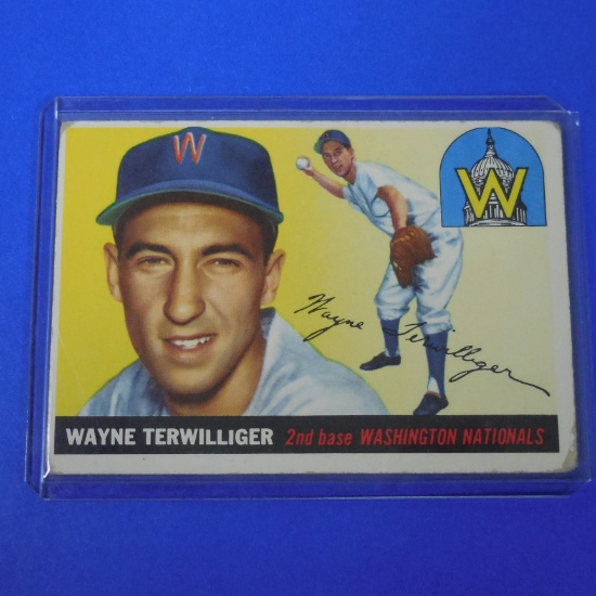 1955 TOPPS #34 WAYNE TERWILLIGER NATIONALS
