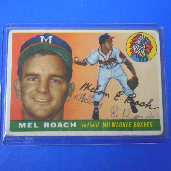 1955 TOPPS #117 MEL ROACH BRAVES