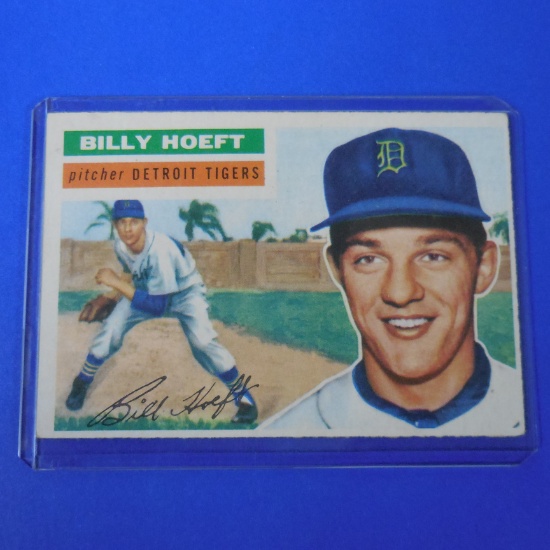 1956 TOPPS #152 BILLY HOEFT TIGERS