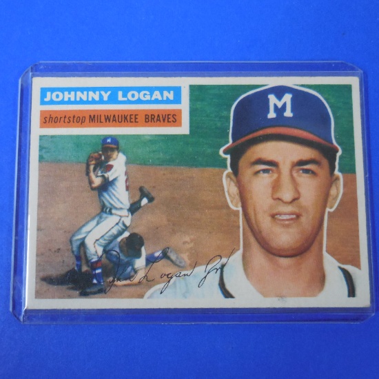 1956 TOPPS #136 JOHN LOGAN JR BRAVES