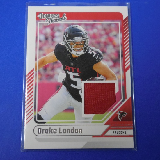 2024 PANINI DONRUSS DRAKE LONDON JERSEY RELIC CARD FALCONS