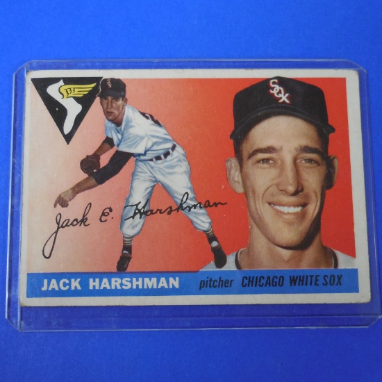 1955 TOPPS #104 JACK HARSHMAN WHITE SOX