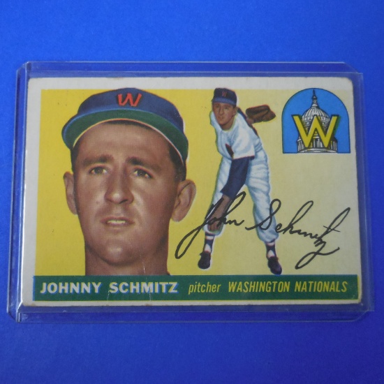 1955 TOPPS #159 JOHNNY SCHMITZ NATIONALS