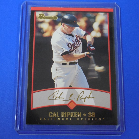 2001 BOWMAN BASEBALL CAL RIPKEN JR GOLD SP ORIOLES