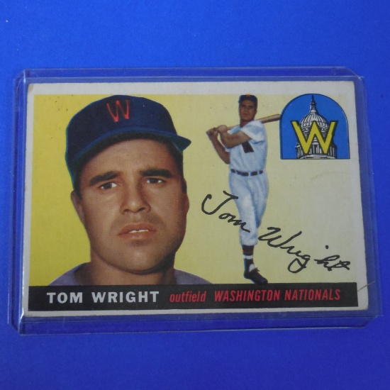 1955 TOPPS #141 TOM WRIGHT NATIONALS