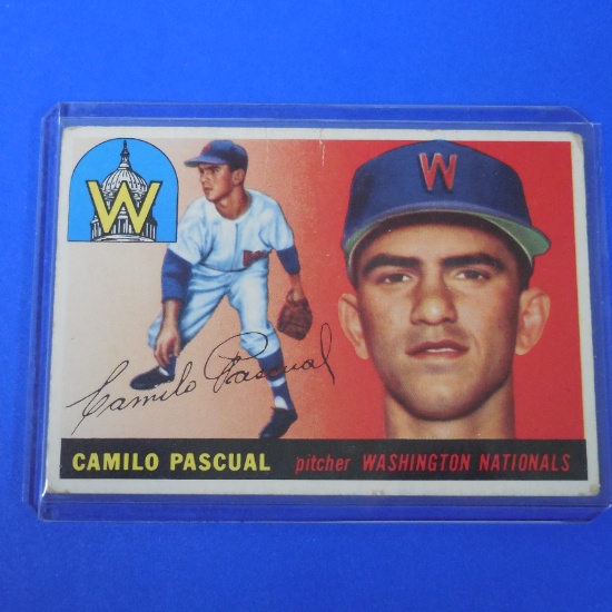 1955 TOPPS #84 CAMILO PASCUAL NATIONALS