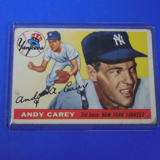 1955 TOPPS #20 ANDY CAREY YANKEES