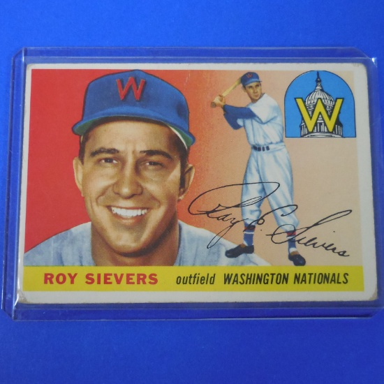 1955 TOPPS #16 ROY SIEVERS NATIONALS