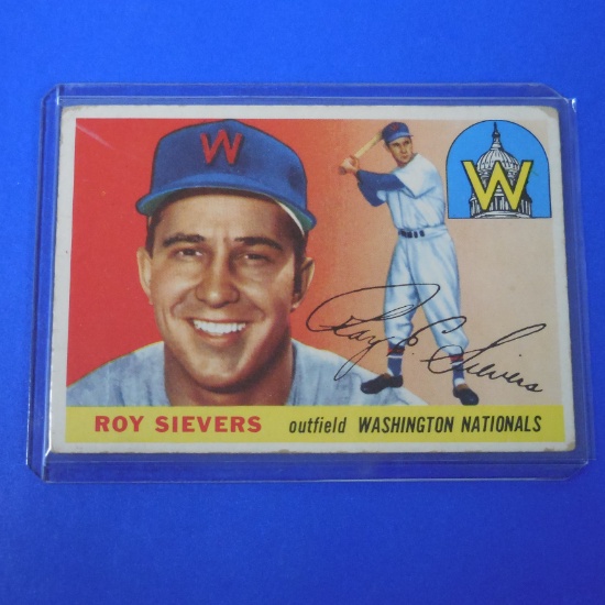 1955 TOPPS #16 ROY SIEVERS NATIONALS