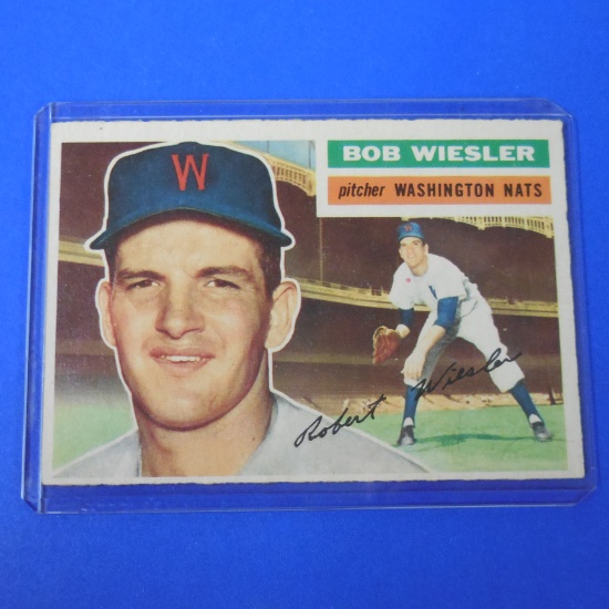 1956 TOPPS #327 BOB WIESLER NATIONALS