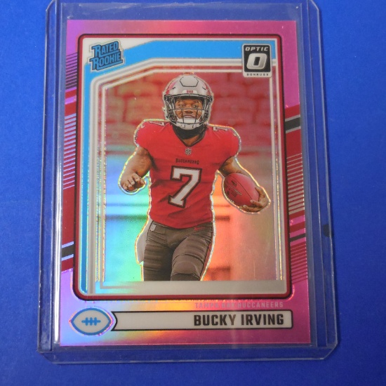 2024 PANINI DONRUSS OPTIC BUCKY IRVING PINK PRIZM RATED ROOKIE CARD