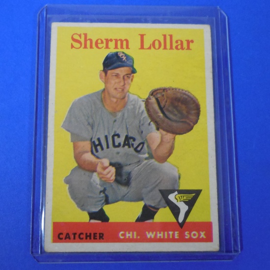 1958 TOPPS #267 SHERM LOLLAR WHITE SOX
