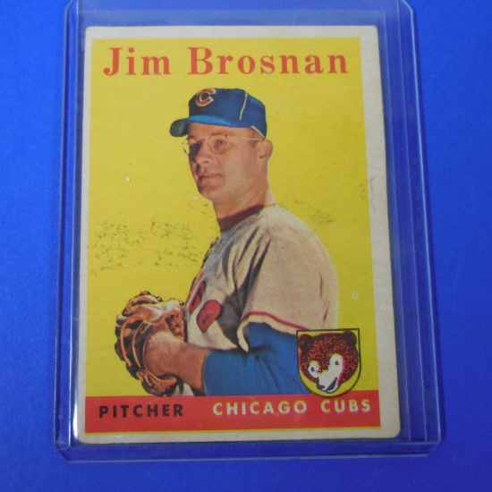 1958 TOPPS #342 JIM BROSNAN CUBS