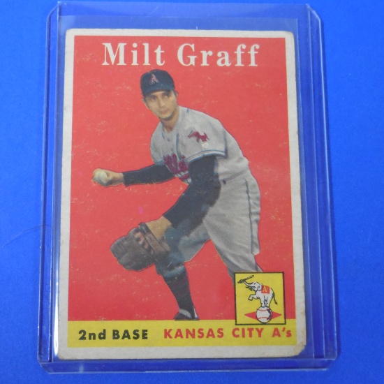 1958 TOPPS #192 MILT GRAFF ATHLETICS