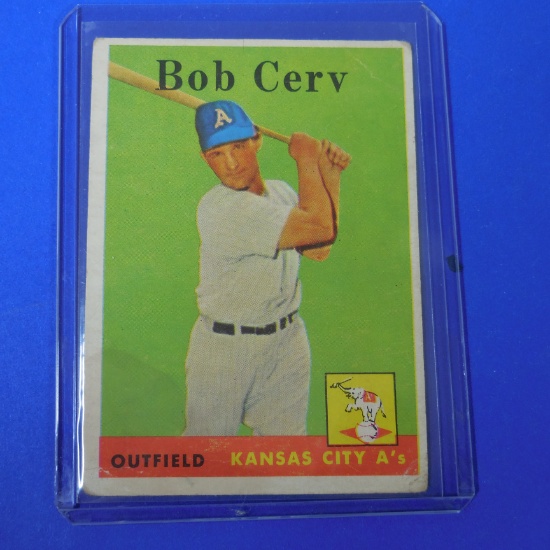 1958 TOPPS #329 BOB CERV ATHLETICS
