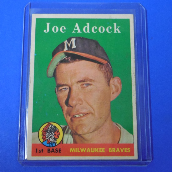1958 TOPPS #325 JOE ADCOCK BRAVES