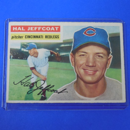1956 TOPPS #289 HAL JEFFCOAT REDLEGS REDS