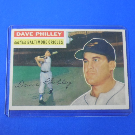 1956 TOPPS #222 DAVE PHILLEY ORIOLES
