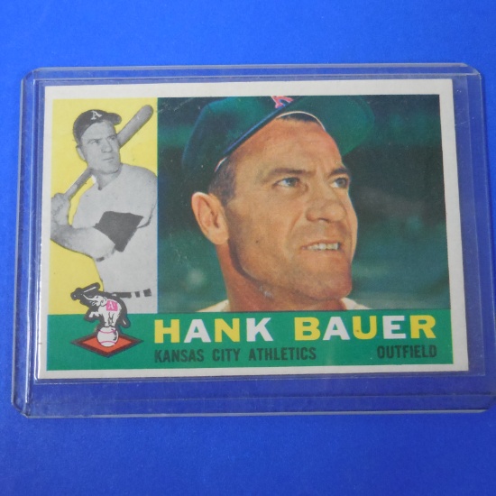 1960 TOPPS #262 HANK BAUER ATHLETICS