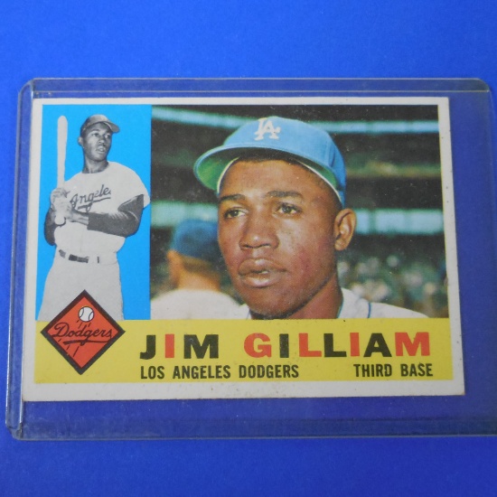 1960 TOPPS #255 JIM GILLIAM DODGERS