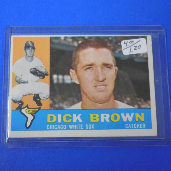 1960 TOPPS #256 DICK BROWN WHITE SOX