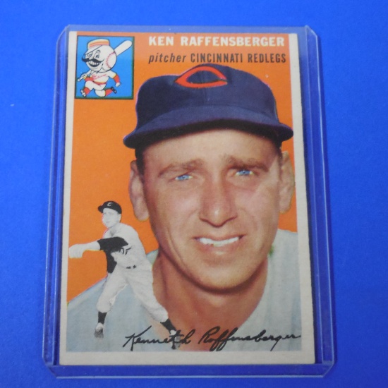 1954 TOPPS #46 KEN RAFFENSBERGER REDLEGS REDS