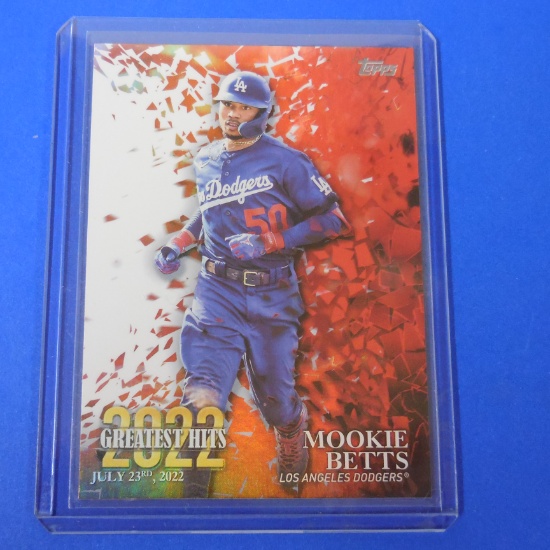 2023 TOPPS MOOKIE BETTS GREATEST HITS HOLO DODGERS