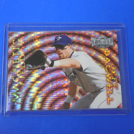 1997 SKYBOX METAL UNIVERSE JEFF BAGWELL MAGNETIC FIELD HOLO ASTROS