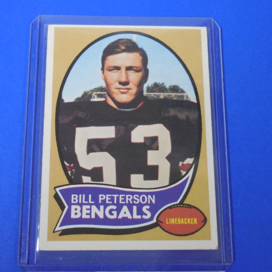 1970 TOPPS #16 BILL PETERSON BENGALS