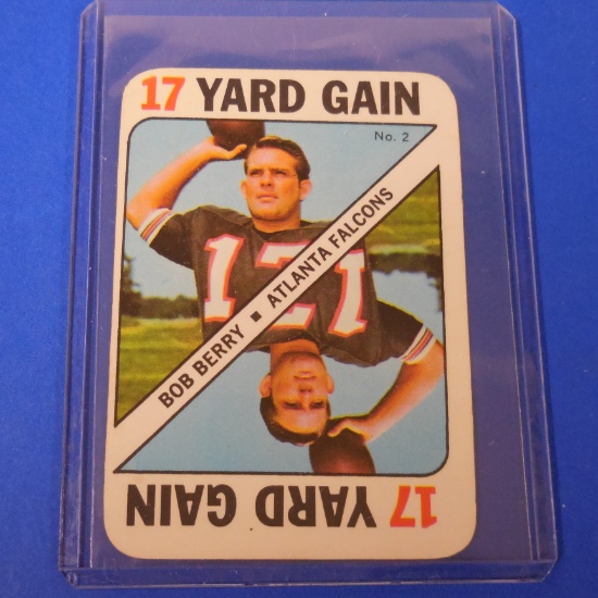 1971 TOPPS FOOTBALL GAME CARD BOB BERRY 17 YARD GAIN