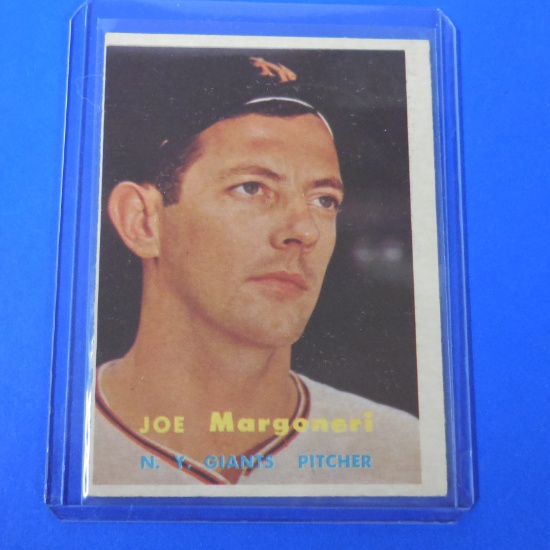 1957 TOPPS #191 JOE MARGONERI GIANTS