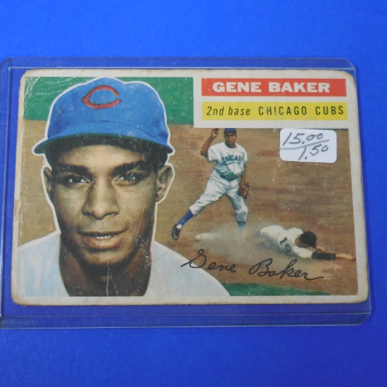 1956 TOPPS #142 GENE BAKER CUBS