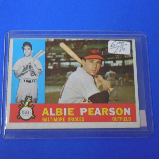 1960 TOPPS #241 ALBIE PEARSON ORIOLES