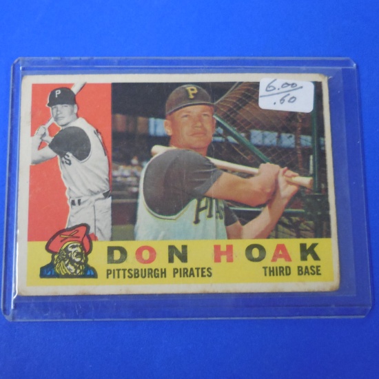 1960 TOPPS #373 DON HOAK PIRATES