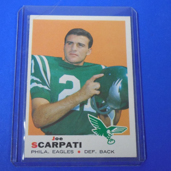 1969 TOPPS #176 JOE SCARPATI EAGLES