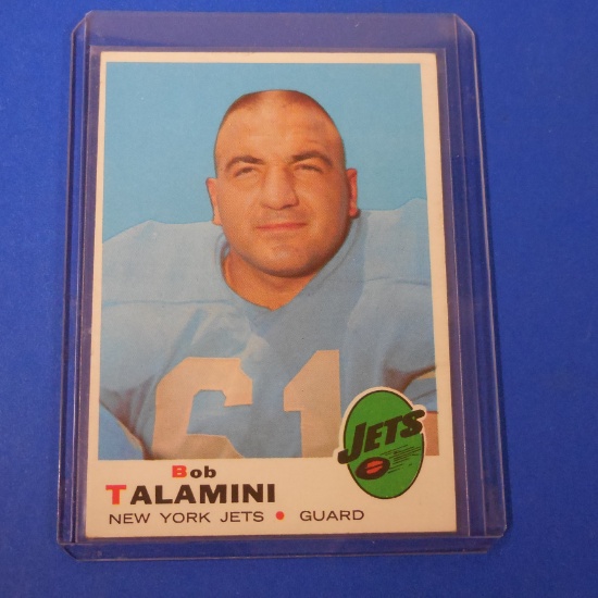 1969 TOPPS #162 BOB TALAMINI JETS